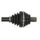 Planetara POINT GEAR remanufacturată arbore motor spate 610mm pentru AUDI TT SKODA YETI 1.8-3.2 08.06-12.17