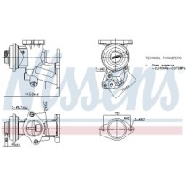 Supapa EGR NISSENS