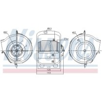 Ventilator, habitaclu NISSENS