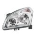 Far Stanga HELLA Lampa Frontala Cromat Electric Cu Motor Halogen Xenon D2R/H7/PY21W/W5W Nissan Qashqai I 01.10