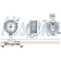 Ventilator, habitaclu NISSENS