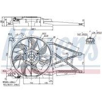 Ventilator, radiator NISSENS