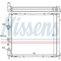 Radiator, racire motor NISSENS