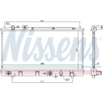 Radiator, racire motor NISSENS