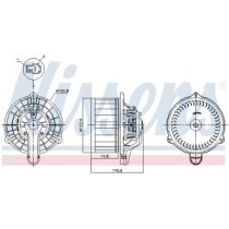 Ventilator, habitaclu NISSENS