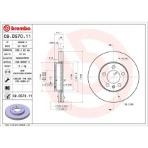 Disc frana BREMBO