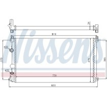 Radiator, racire motor NISSENS