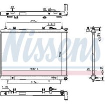 Radiator, racire motor NISSENS