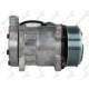 Compresor climatizare NISSENS MAN TGA TGS TGX 06.87D-18.27D 12.00 24V 8 gauri fixare 14.6mm admisie 11.8mm evacuare 119mm fulie