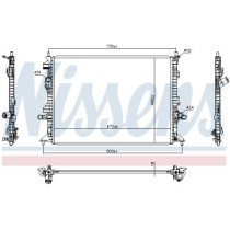 Radiator, racire motor NISSENS