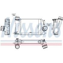 Intercooler, compresor NISSENS