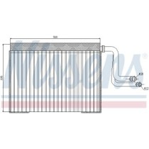 Evaporator, aer conditionat NISSENS