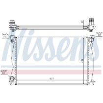 Radiator, racire motor NISSENS