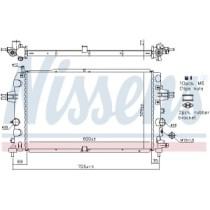 Radiator, racire motor NISSENS