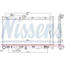 Radiator, racire motor NISSENS