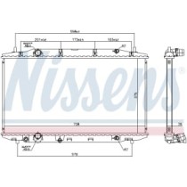 Radiator, racire motor NISSENS