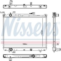 Radiator, racire motor NISSENS