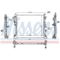 Radiator, racire motor NISSENS