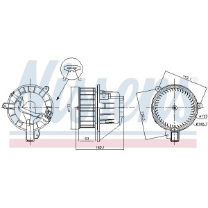 Ventilator, habitaclu NISSENS