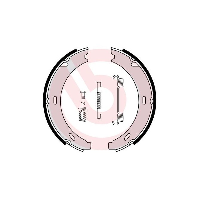 Set saboti frana, frana de mana BREMBO