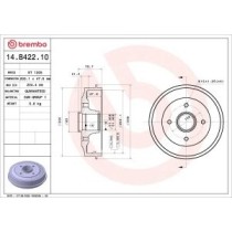 Tambur frana BREMBO