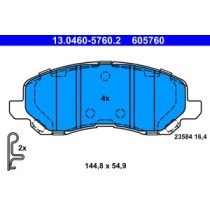 Set placute frana,frana disc ATE