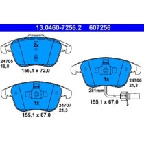 Set placute frana,frana disc ATE