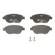 Set placute frana fata ATE cu suruburi etrier pentru CITROEN BERLINGO, C3 I, XSARA PICASSO; FIAT DOBLO, IDEA; LANCIA MUSA 1.3D-2.0D