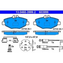 Set placute frana,frana disc ATE