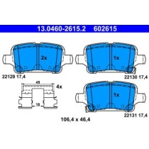 Set placute frana,frana disc ATE