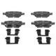 Set placute frana spate ATE pentru CHEVROLET BOLT, VOLT; OPEL ASTRA K, INSIGNIA B, dimensiuni 46.4 mm x 106.4 mm x 17.4 mm