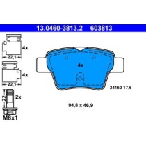 Set placute frana,frana disc ATE