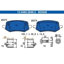 Set placute frana,frana disc ATE