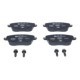 Set placute frana fata ATE pentru SEAT CORDOBA, IBIZA III; SKODA FABIA I, II, ROOMSTER 1.0-2.0, cu suruburi etrier 62mm x 131.4mm x 18.8mm