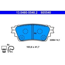 Set placute frana,frana disc ATE