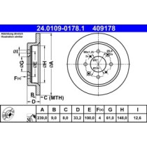 Disc frana ATE