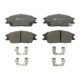 Set placute frana fata ATE pentru HYUNDAI ACCENT, GETZ, LANTRA, PONY, inaltime 49 mm, latime 127.5 mm, grosime 15 mm