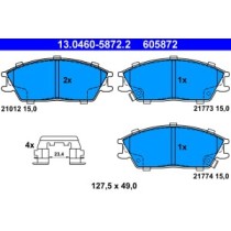 Set placute frana,frana disc ATE