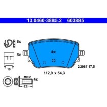 Set placute frana,frana disc ATE