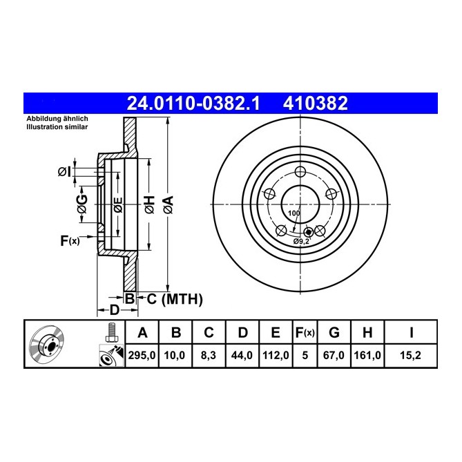 Disc frana ATE