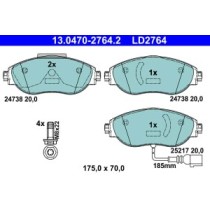 Set placute frana,frana disc ATE