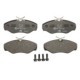 Set placute frana fata ATE cu suruburi de ghidare etrier, compatibile NISSAN PRIMASTAR, OPEL VIVARO A, RENAULT AVANTIME, ESPACE III, TRAFIC II 1.9D-3.0 10.98, dimensiuni 62.4 mm x 145.0 mm x 18.4 mm