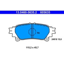 Set placute frana,frana disc ATE