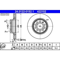 Disc frana ATE