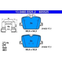 Set placute frana,frana disc ATE