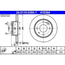 Disc frana ATE