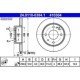 Disc frana ATE Spate Dreapta/Stanga MITSUBISHI COLT CZC VI, COLT VI; SMART FORFOUR 1.1-1.5D 01.04-06.12 250.0 mm 38.6 mm 10.0 mm