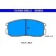 Set placute frana fata ATE pentru MITSUBISHI COLT III, COLT IV, COLT V, LANCER III, IV, V, VI, MIRAGE IV, TREDIA 1.3-2.0D