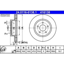 Disc frana ATE