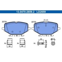 Set placute frana,frana disc ATE